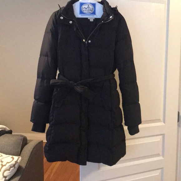 J. Crew Jackets & Blazers - J crew puffer long belted jacket size small